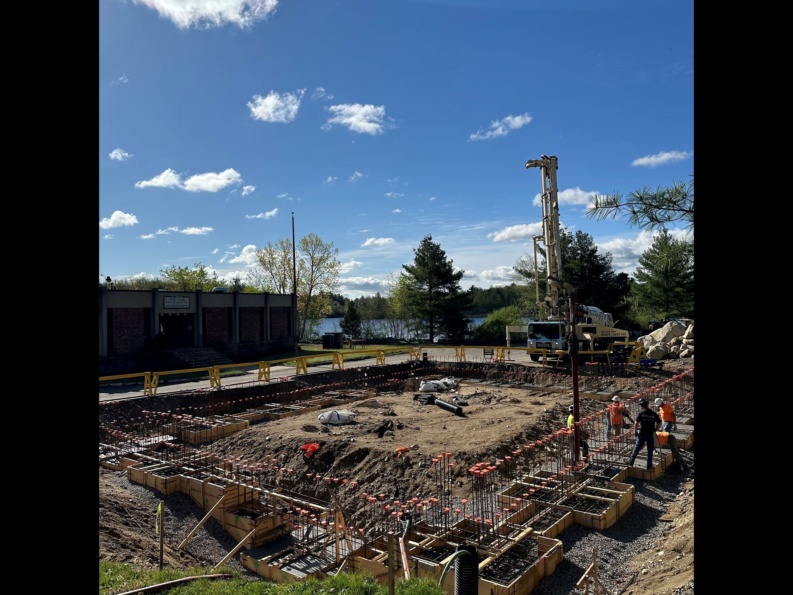 HS PFAS BLDING - POURED FOOTINGS