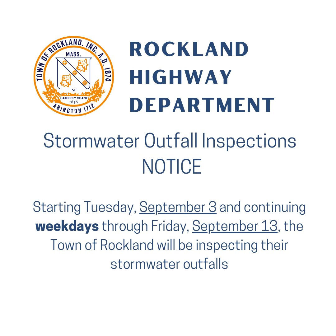 RHD - Stormwater Outfall Inspections Notice