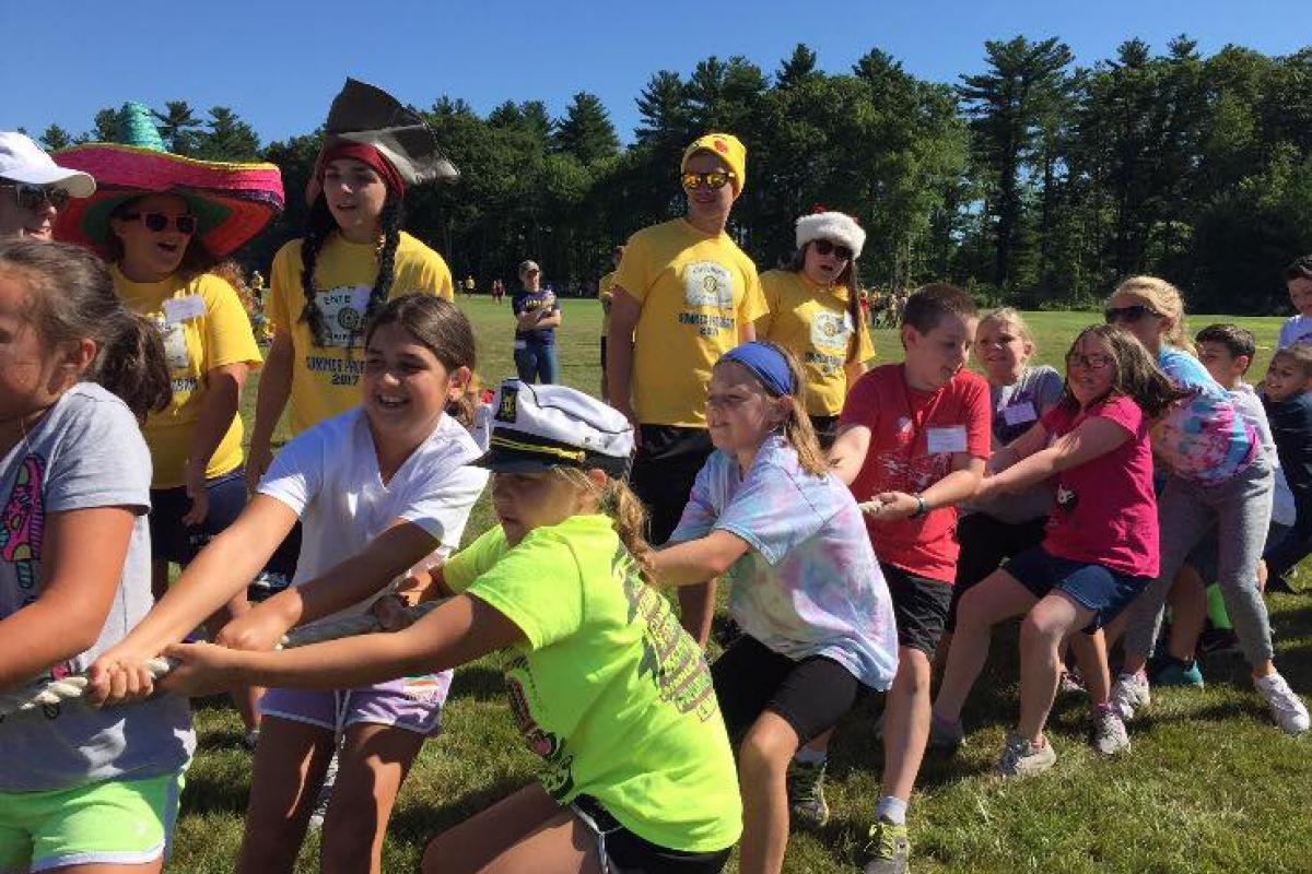 Kids Playing Tug of War